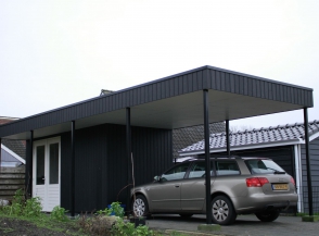 Carport met berging Valthermond