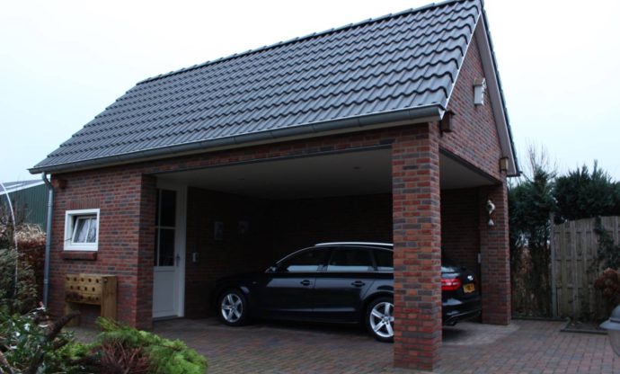 Nieuwbouw carport overkapping