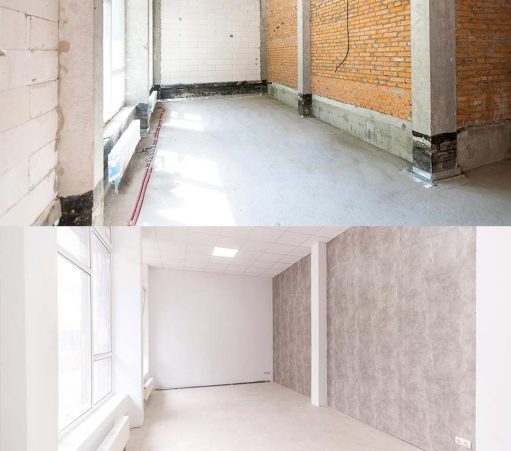 Complete woonkamer laten renoveren door Kuper en Kroeze bouwbedrijf in Emmen