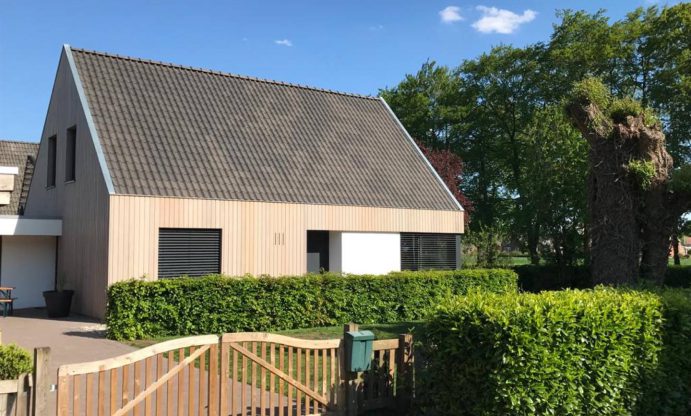 Verbouwing van woning in Barger-Compascuum